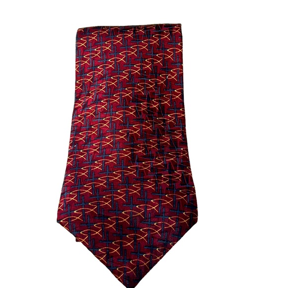 Christians Closet Men's Neck Tie Jesus Christ Cross Fish - Picture 1 of 5